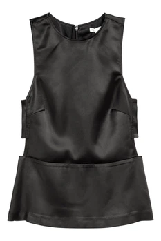 Блуза H&M чорний CFZHL024 38