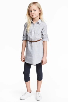 Лосини H&M Basic темно-синій KIRQA759 104