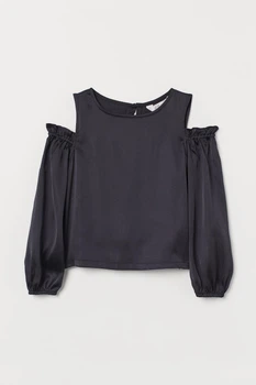 Блуза H&M чорний XAZ228236RJSO 152