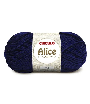 518 ALICE пряжа (50% акріл, 50% поліестер, 100гр. 200м. ), синій