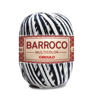 9016 BARROCO MULTICO пряжа (100% бавовна, 200гр. 226м), різнокольоровий