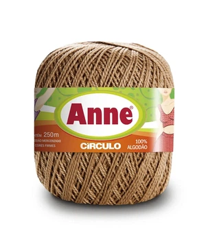 7148 ANNE пряжа (100%мерс.бавовна, 74гр. 250м), бежевий
