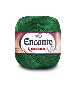 5767 ENCANTO SLIM пряжа (100% віскоза, 100гр. 240м ), зелений