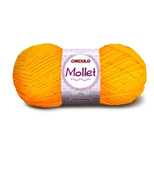 318 MOLLET пряжа пряжа (100% акрил, 100гр, 200м), гірчичний