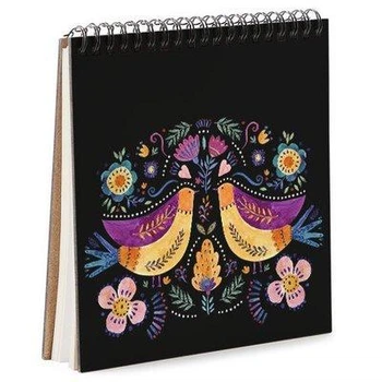 Блокнот Sketchbook (квадрат.) Птички (BDK_FFL005) TM Presentville