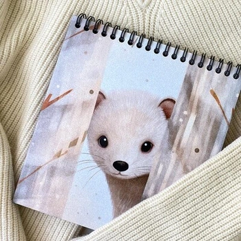 Блокнот Sketchbook (квадрат) Ласка (BDK_23S007) TM Presentville