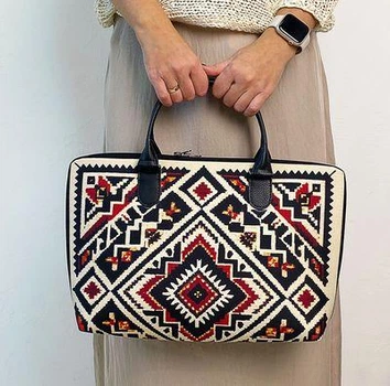 Сумка тканинна Саквояж Карпати (SW_24D005_BL) TM Presentville