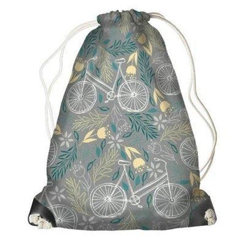 Рюкзак-мешок Велосипеды на сером (RM_ILI033_SE) TM Presentville