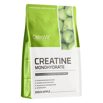 Креатин моногидрат OstroVit Creatine Monohydrate 300 г 100 servings Green Apple