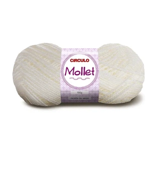 20 MOLLET пряжа пряжа (100% акрил, 100гр, 200м), білий