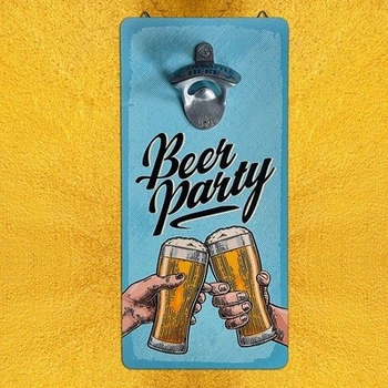 Настенная открывалка для бутылок Beer party