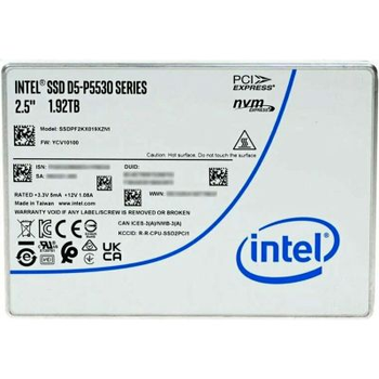 SSD накопитель intel d5-p5530 1.92tb u.2 2.5" (ssdpf2kx019xzn1)