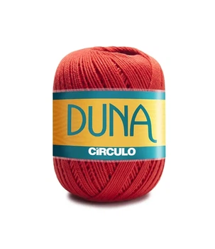 3542 DUNA пряжа (100% мерсиризована бавовна, 100гр. 170м. ), червоний
