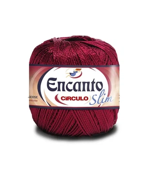3794 ENCANTO SLIM пряжа (100% віскоза, 100гр. 240м ), бордовий