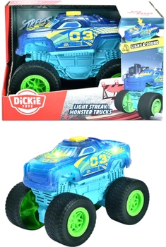Samochód zabawkowy Dickie Toys Monster Truck Sonic ze światłem i dźwiękiem 17 cm (3762006) (4006333093999)
