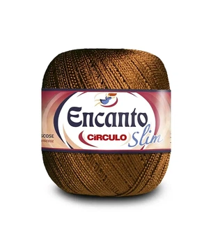 7154 ENCANTO SLIM пряжа (100% віскоза, 100гр. 240м ), коричневий