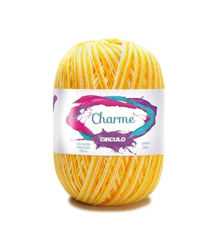 9368 CHARME пряжа (100% мерс.бавовна, 150гр. 396м. ), різнокольоровий