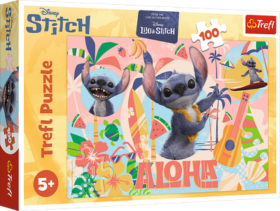 Puzzle Trefl Stitch The Movie Stitch i przyjaciele 100 elementów 16495 (5900511164954)