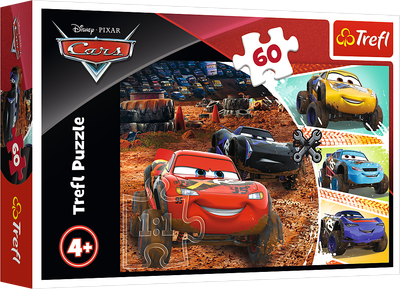 Пазл Trefl Cars Молния Маккуин с друзьями 60 элементов (5900511173277)