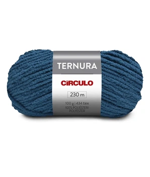5374 TERNURA пряжа (100% поліестер, 100гр. 230м.), синій