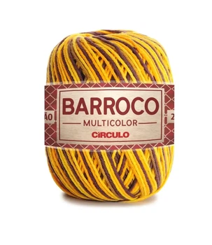 9492 BARROCO MULTICO пряжа (100% бавовна, 200гр. 226м), різнокольоровий