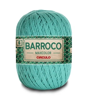 5669 BARROCO MAXCOLOR 6 пряжа (100% бавовна, 200гр. 226м), блакитний