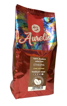 Кава Aurelio Ethiopia зерно 1кг (58877)