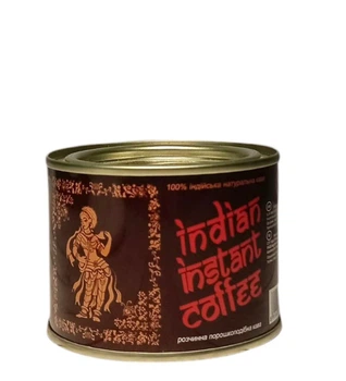 Кава Indian Instant розчинна порошкоподібна в металевій банці 45 г (299)
