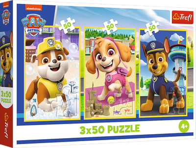 Пазли Trefl Paw Patrol Наші собаки 3х50 елементів (5900511348781)