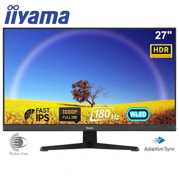 Монитор iiyama G2770HS-B1 безрамочный Fast IPS 1920x1080 Full HD 27" / 4W