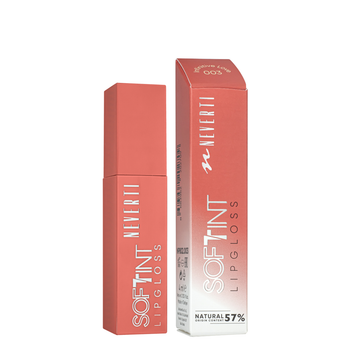 Блеск тинт для губ Neverti Soft Tint Lipgloss (NP802), 003 Терракотовый