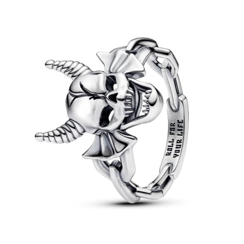 Срібна каблучка Pandora Клуб пекельного вогню Дивні дива 193569C00 60
