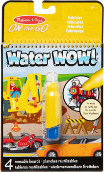 Kolorowanka wodna Melissa & Doug Water WOW! Pojazdy (681147005280)