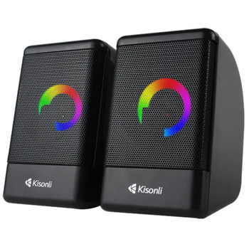 Акустика колонки для компьютера KISONLI L-8080 2х3W Черный
