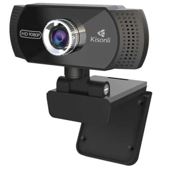 Веб-камера для компьютера KISONLI PC-2 1080P 5P со встроенным микрофоном Черный