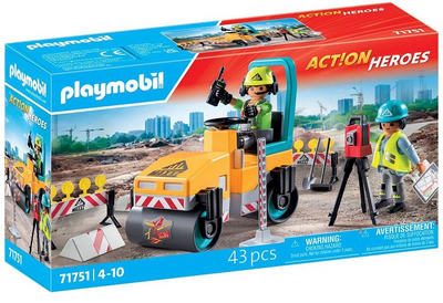 Конструктор Playmobil Action Heroes Дорожні роботи 71751 43 шт (4008789717511)