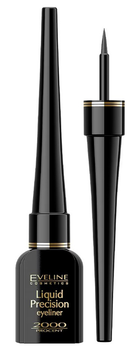 Матове водостійке підведення для очей Eveline Cosmetics Liquid Precision Eyeliner 2000 Procent Waterproof 4 мл