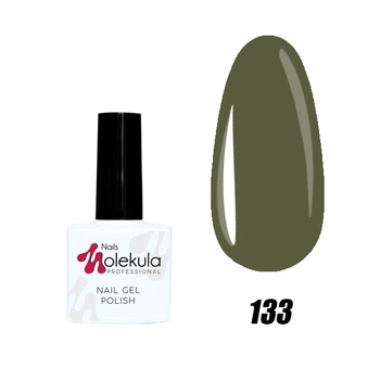 Гель-лак для ногтей Nails Molekula Uv Gel Polish 11 мл, №133 Темно-оливковый