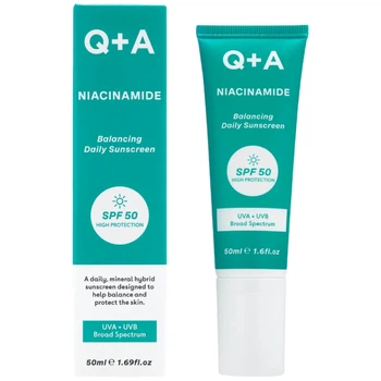 Балансуючий сонцезахисний крем Q+A Niacinamide Balancing Daily Sunscreen для обличчя 50 мл