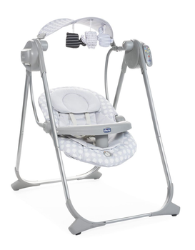 Дитяча гойдалка Chicco Polly Swing Up Сіра (8058664138647)
