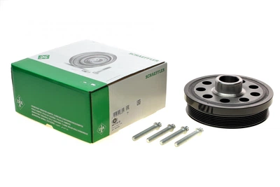 Шків колінвалу BMW 1 E81/3 E90/X1 E84/5 E60/X3 E83/F25 2.0D 04- 6PK +болти, N47/M47 544 0130 20 INA