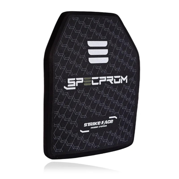 Комплект полиэтиленовых бронеплит SpecProm Bronyx (PE) 3-го класса защиты (вес 1.58 кг, размер 26х33 см) Черный L