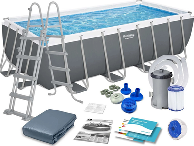 Басейн каркасний Bestway 488 x 244 x 122 см 12 в 1 56670 (6941607366554)