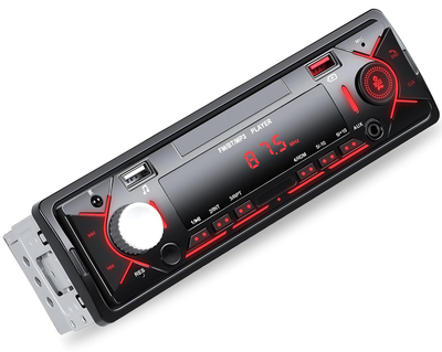Автомобильная магнитола Podofo-A3958 с Bluetooth, FM-радио, MP3-плеером, USB, AUX, стереозвуком, 1DIN, черная