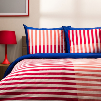 Komplet pościeli Homla Color Vibes King Size Poszewka na pościel 220 x 200 cm + 2 poszewki na poduszki 70 x 80 cm bawełniany (5906496729348)