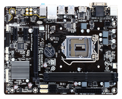 Материнская плата s1150 Gigabyte GA-H81M-S2H H81 GM 2*DDR3 mATX б/у