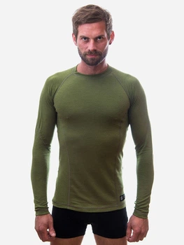 Термолонгслив мужской Sensor Merino DF LS SM11M-safari-L оливковый 5067661