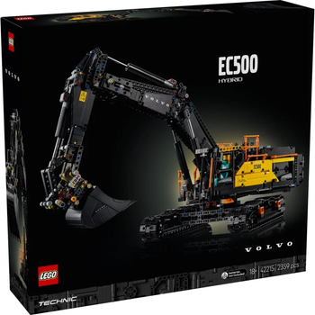 Конструктор LEGO Technic Гібридний екскаватор Volvo EC500 2359 деталей 42215 (5702017816388)