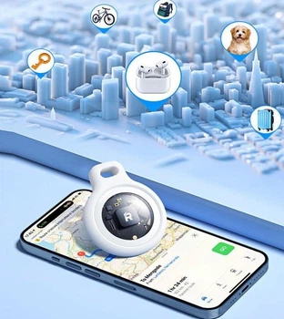Розумний брелок Remax RT-G2303 Global Tracker, GPS, Find My, IPX5, iOS, білий