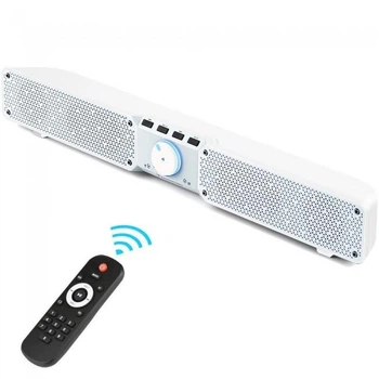 Портативная Bluetooth колонка SOUNDBAR Q10, 2x10 Вт, басы, громкая связь, TF, USB, AUX Белый